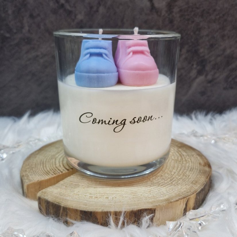 Vonná sójová svíčka 320g - "Coming soon..."