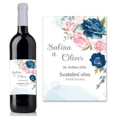 Svatební víno s touto etiketou bude ozdobou Vaší svatební tabule Svatební víno s touto etiketou bude ozdobou Vaší svatební tabule