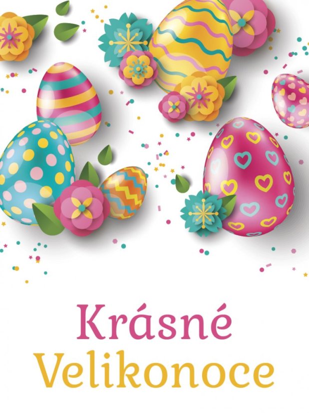 Víno s velikonoční etiketou 0,75L  -  Krásné Velikonoce