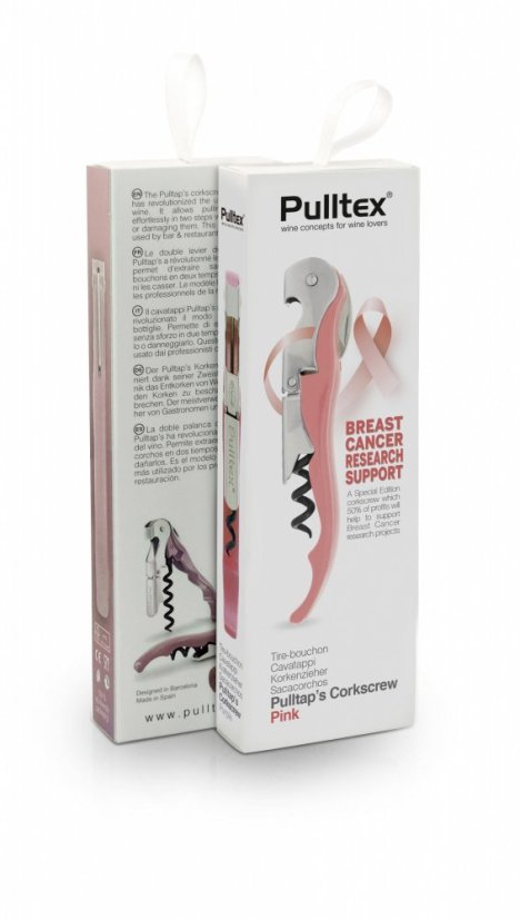 Luxusní dvoufázová vývrtka Pulltap´s Colour Evolution růžová