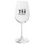 Sklenice na víno 350 ml s potiskem Wine Aerobics