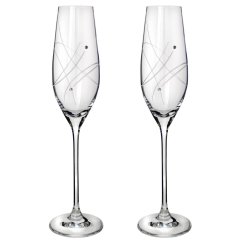 Dárková sada broušených sklenic Swarovski