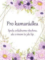 Víno pro pro nejlepší kamarádku - Kopretiny 0,75L