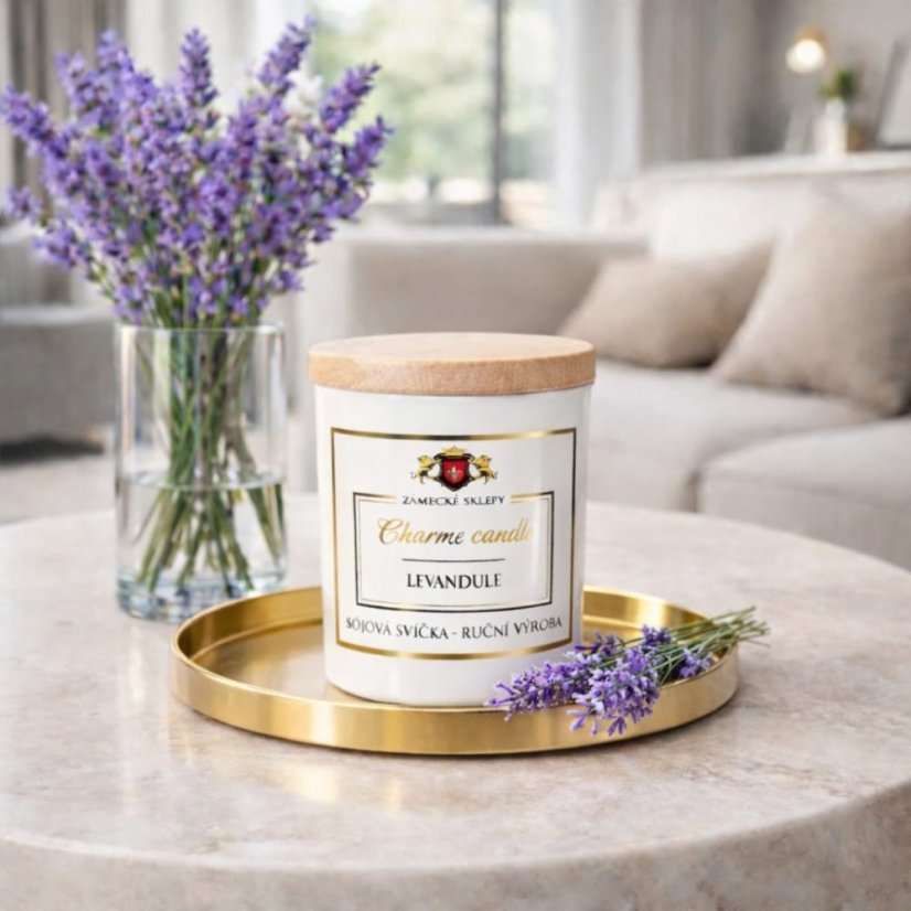 Vonná sójová svíčka - Levandule - 300g