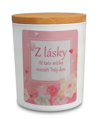 Svíčka jako dárek z lásky