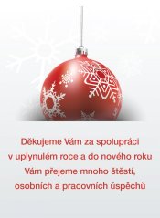 Víno s Vánoční etiketou - Vánoční ozdoba