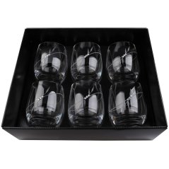 Sklenice na whisky Globo 350 ml s krystaly Preciosa - Plant 6 ks