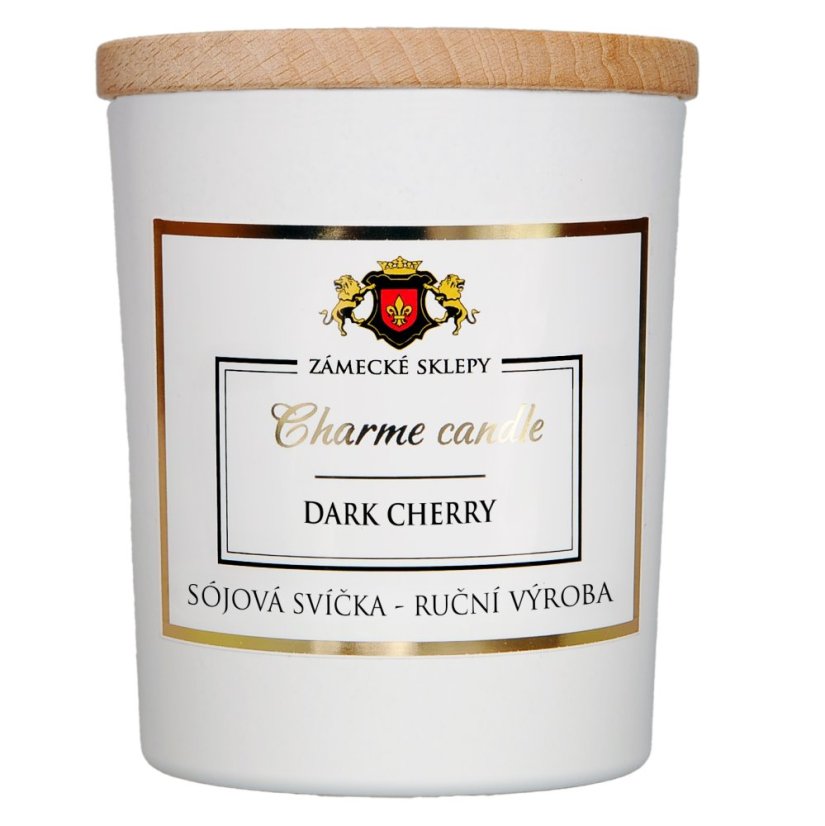 Vonná sójová svíčka - Dark cherry - 300g