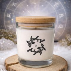 Sójová svíčka Znamení zvěrokruhu - Ryby