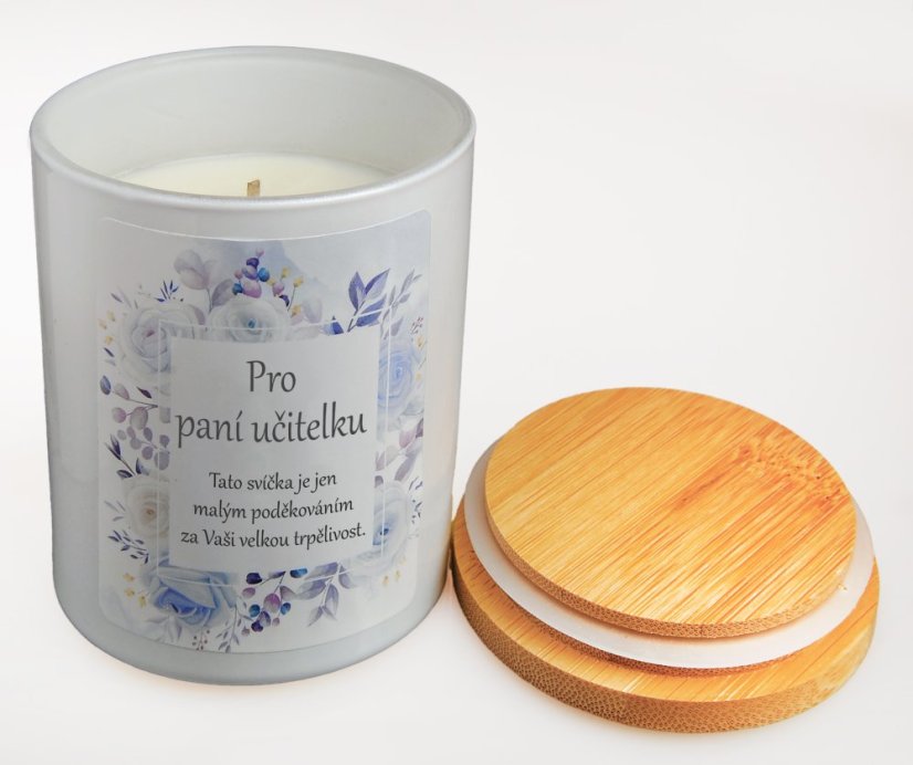 Vonná sójová svíčka - Pro paní učitelku - 200g