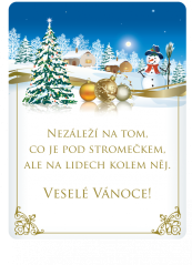Vánoční přání  - víno