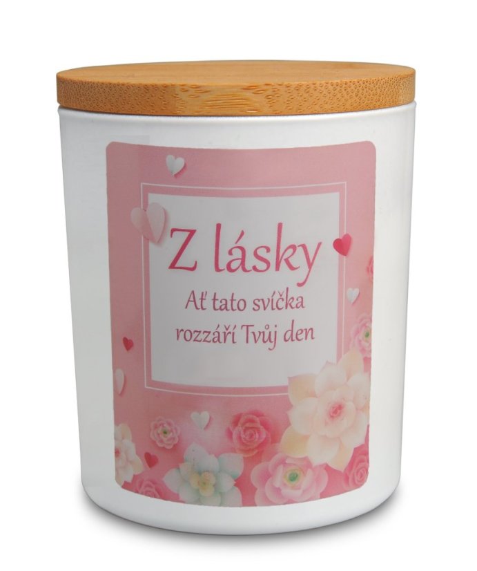 Svíčka jako dárek z lásky