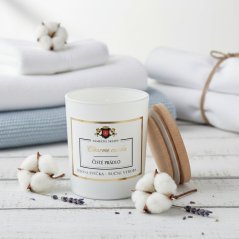 Vonná sójová svíčka - Čisté prádlo - 200g