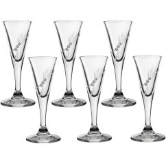Sklenice na likér 25ml Swarovski - Plant 6ks