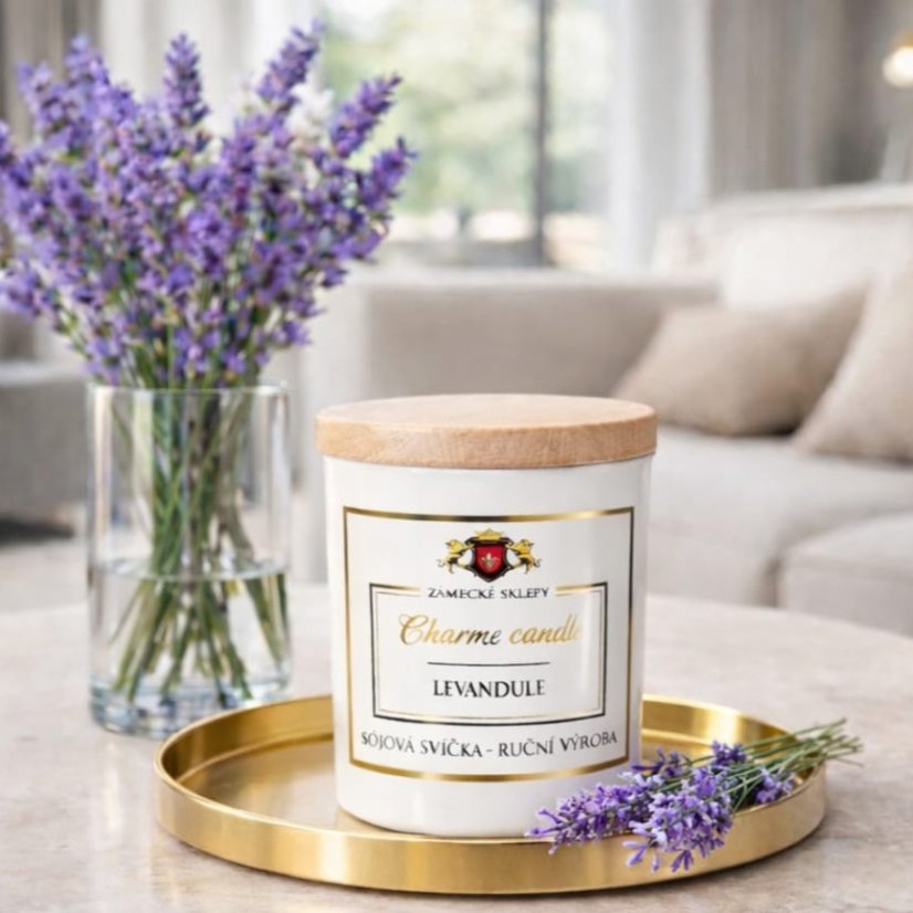 Vonná sójová svíčka - Levandule - 200g