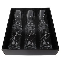 Sklenice na nealko 250 ml s krystaly Preciosa - Plant 6ks