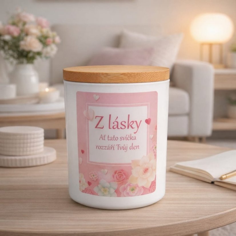 Vonná sójová svíčka - Z lásky  - 200g