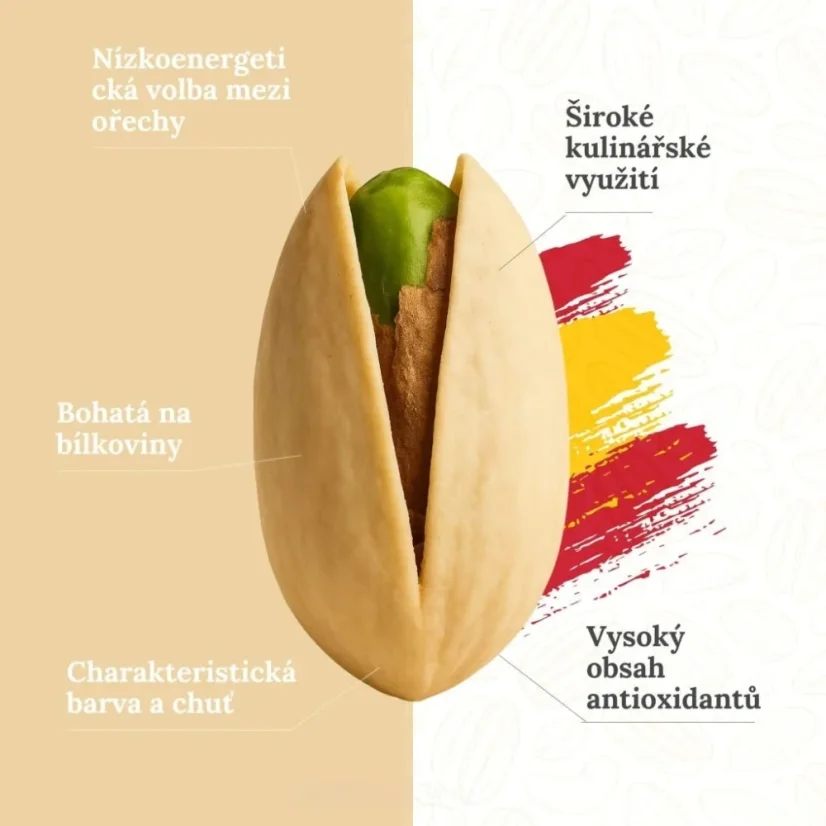 Pistácie pražené se slupkou (160g)