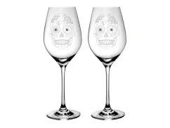 SKLENICE CELEBRATION 360 ml Lebka 2 ks - bílé krystaly