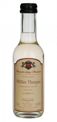 Mini víno bez etikety - Müller Thurgau