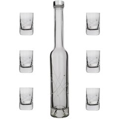 Sada šesti odlivek 30ml a lahve s krystaly Preciosa - Celebration