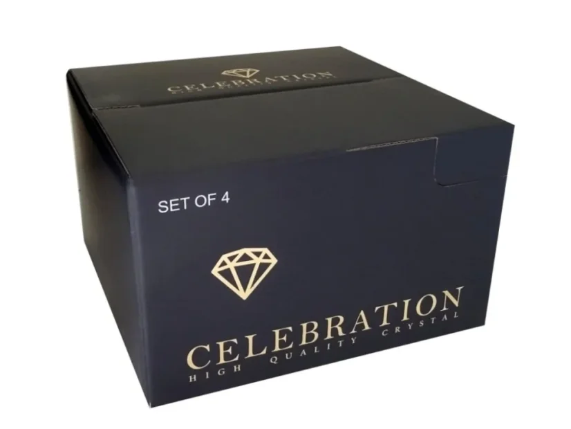 Sklenice na rum s krystaly Preciosa 160 ml - Stuhy 4 ks