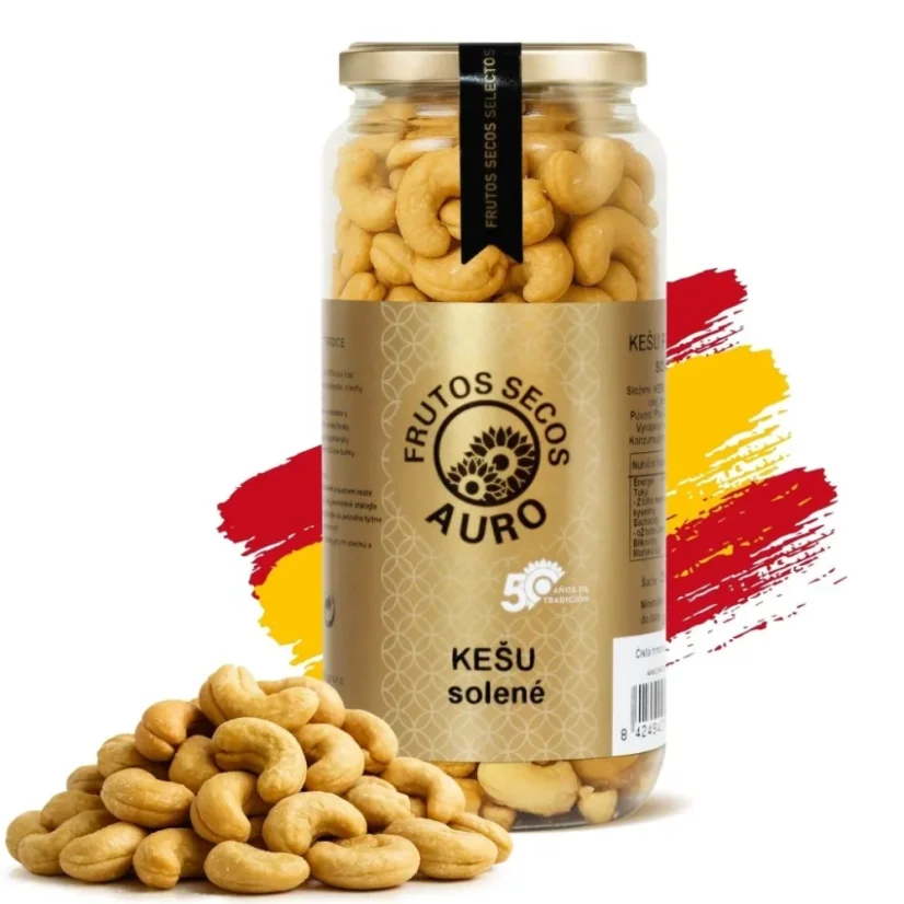 Kešu ořechy Pražené solené (400 g)