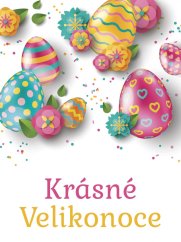 Víno s velikonoční etiketou 0,75L  -  Krásné Velikonoce
