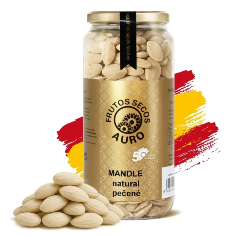 Mandle Valencia natural, pečené (420g)