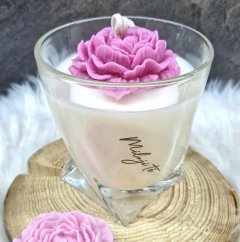 Sójová svíčka „Miluji Tě“  jasmín a vanilka 210g