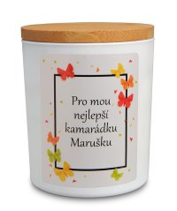 Vonná sójová svíčka - Pro nejlepší kamarádku se jménem - 200g