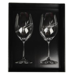 Sklenice na víno s krystaly Preciosa 470 ml - Plant 2ks
