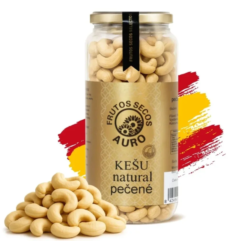 Kešu ořechy Natural pečené nesolené (400 g)