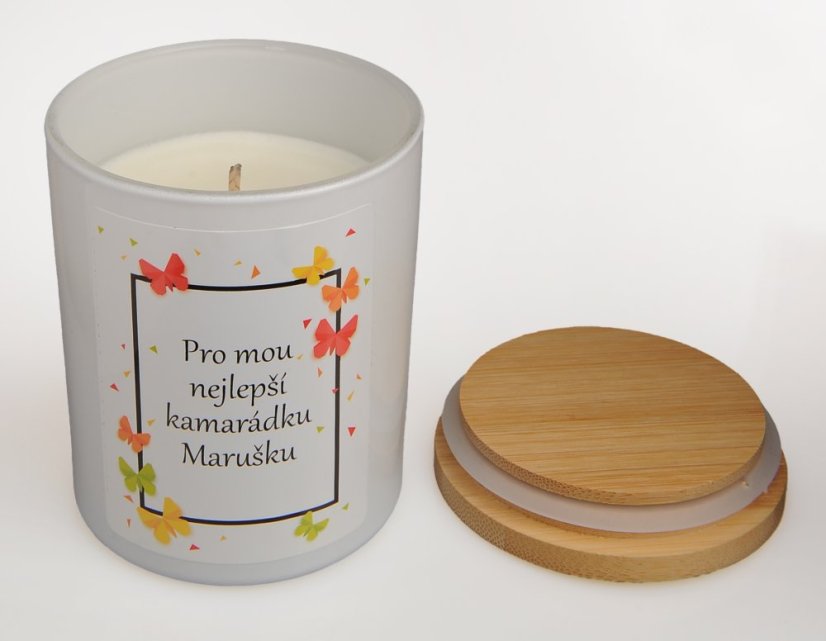 Vonná sójová svíčka - Pro nejlepší kamarádku se jménem - 200g