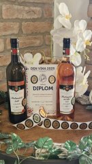 Rulandské modré rosé 2022 - pozdní sběr - polosladké 0,75l
